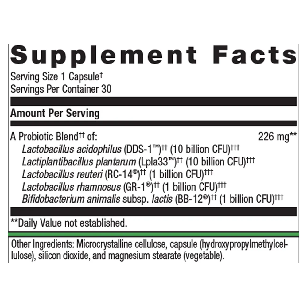 UltraFlora Complete Women's Probiotic 30 Capsules by Metagenics