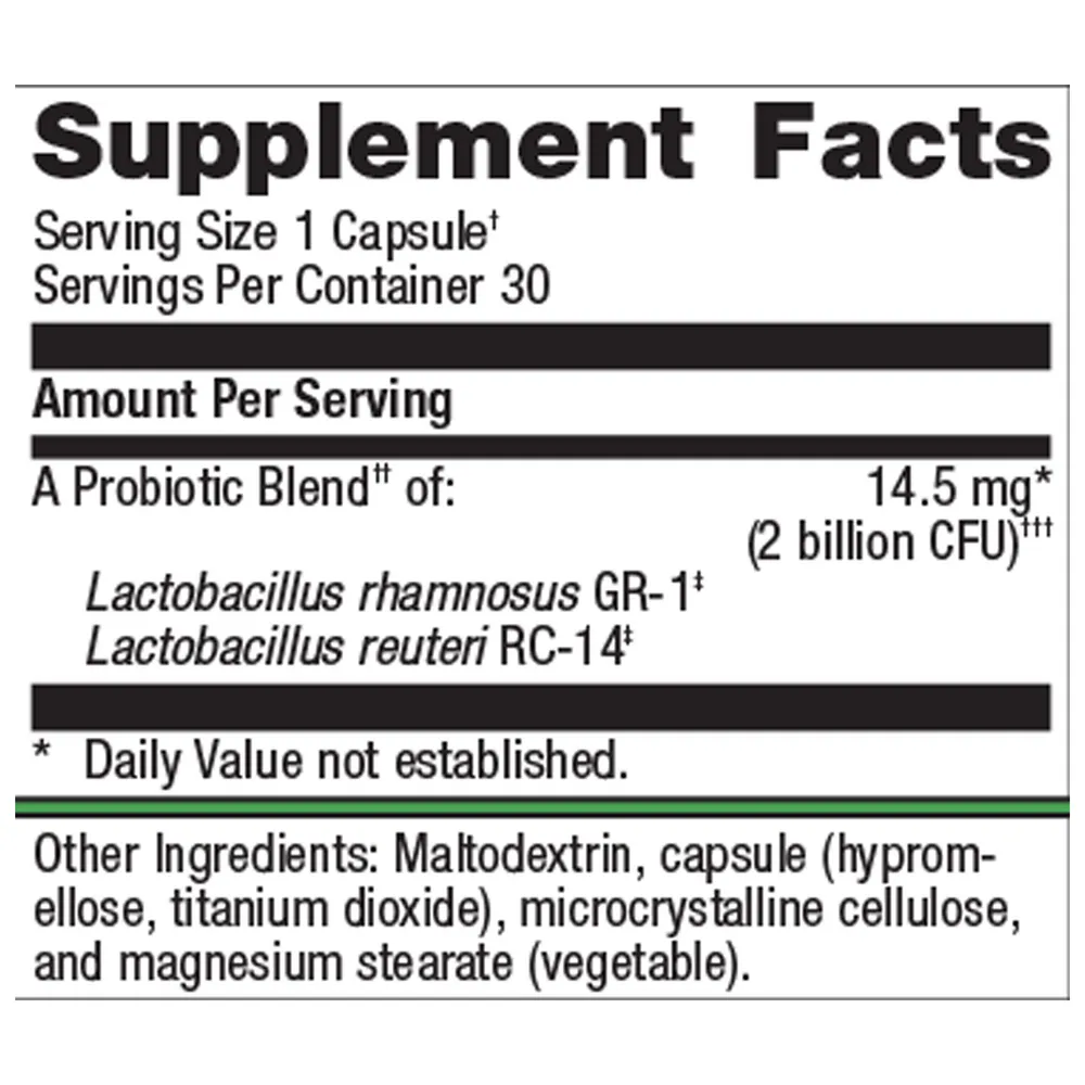 UltraFlora Women's Probiotic 30 Capsules by Metagenics