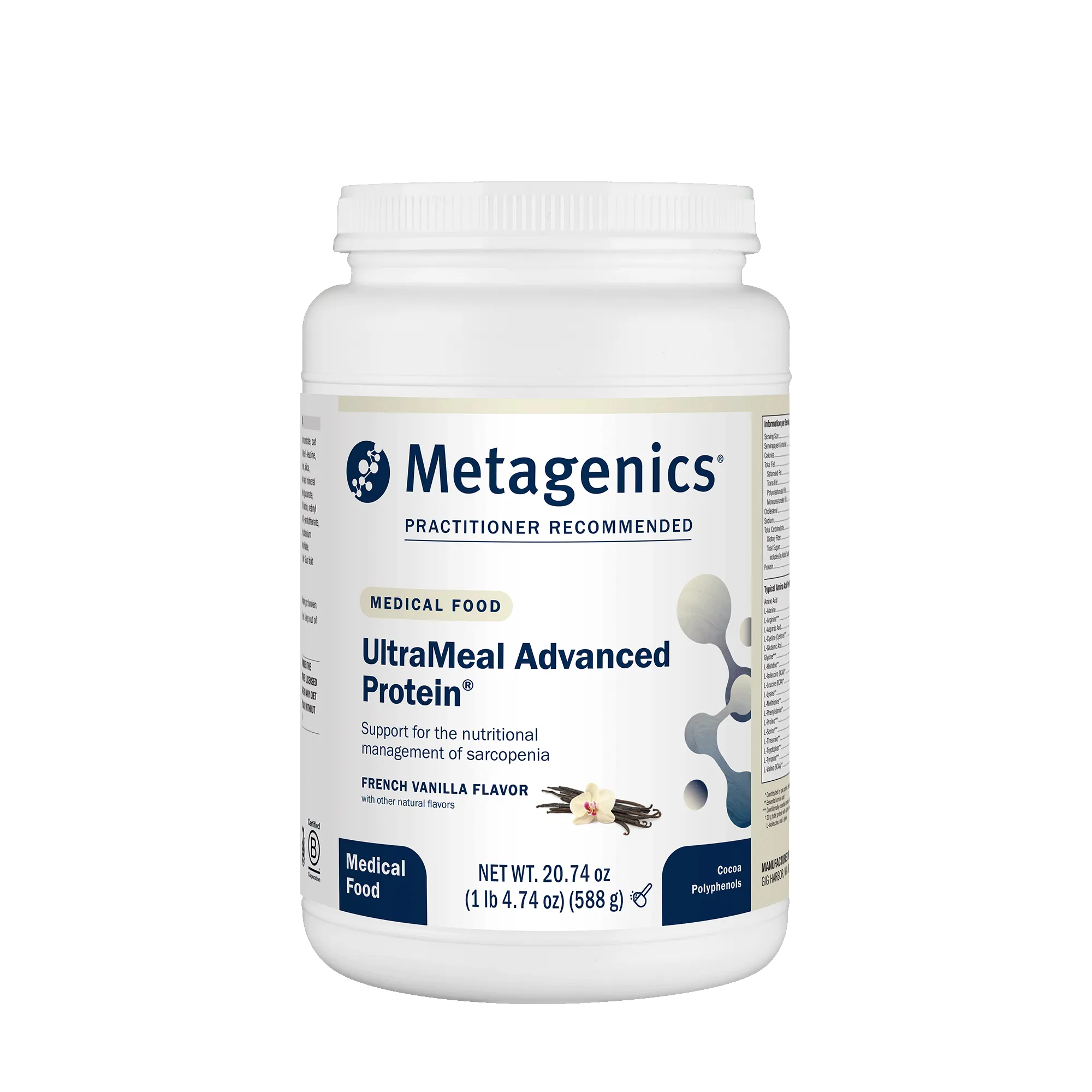 UltraMeal Advanced Protein French Vanilla 14 Servings by Metagenics