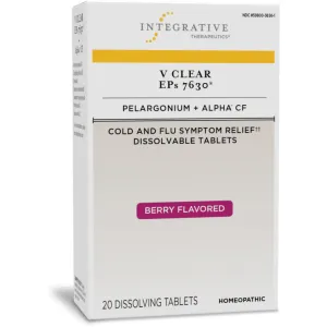 V Clear Berry Dissolving Tabs 20 tabs By Integrative Therapeutics