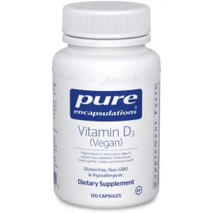 Vegan Vitamin D 120 caps by Pure Encapsulations