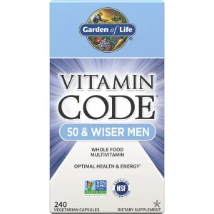 Vitamin 50 & Wiser Mens Multi 240 caps by Garden Of Life