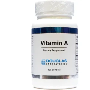 Vitamin A 10000 IU 100 gels by Douglas Labs