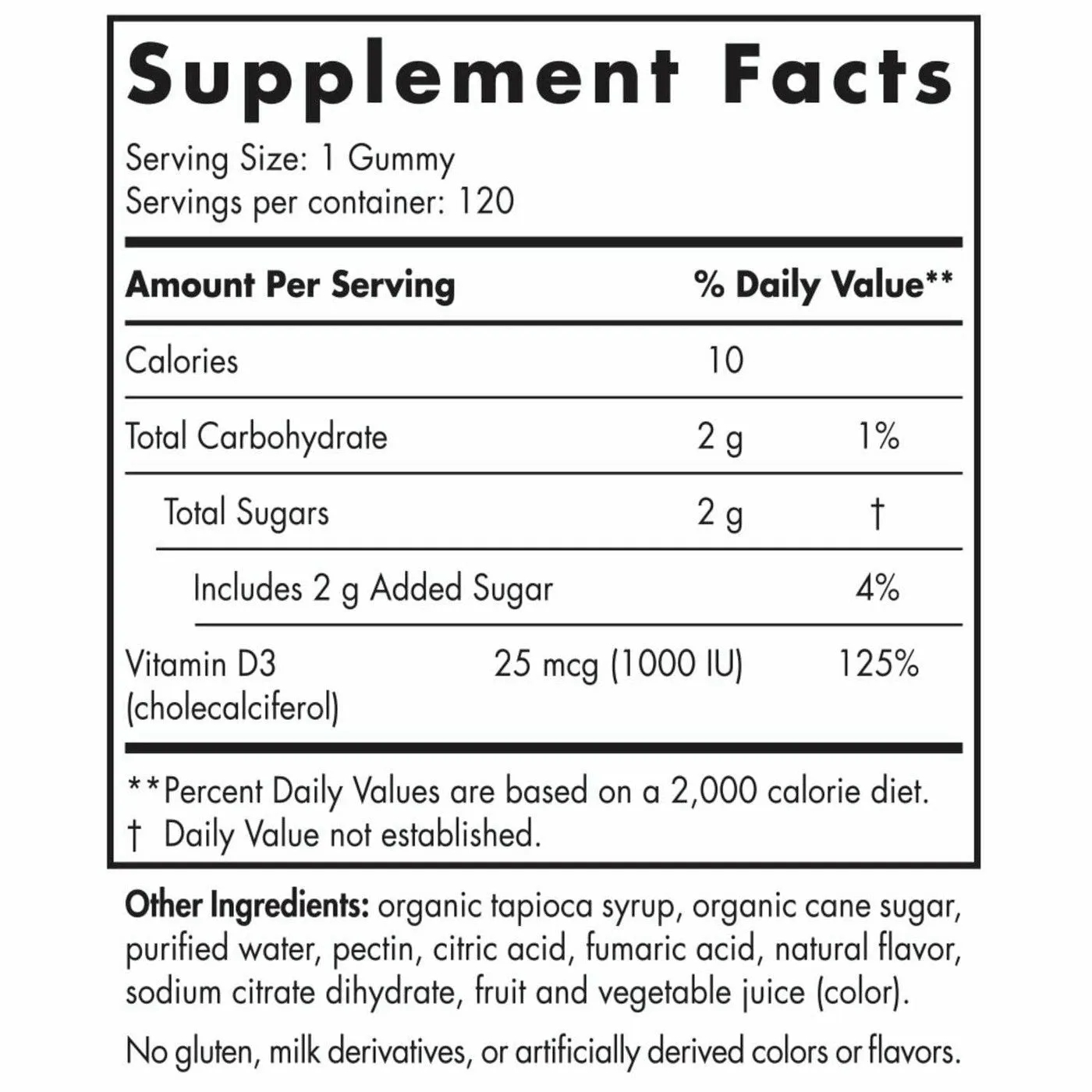 Vitamin D3 Gummies Sport 120 ct By Nordic Naturals