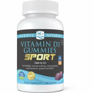 Vitamin D3 Gummies Sport 120 ct By Nordic Naturals