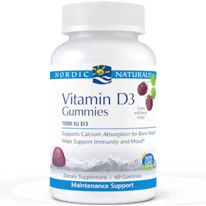 Vitamin D3 Gummy 60 ct By Nordic Naturals