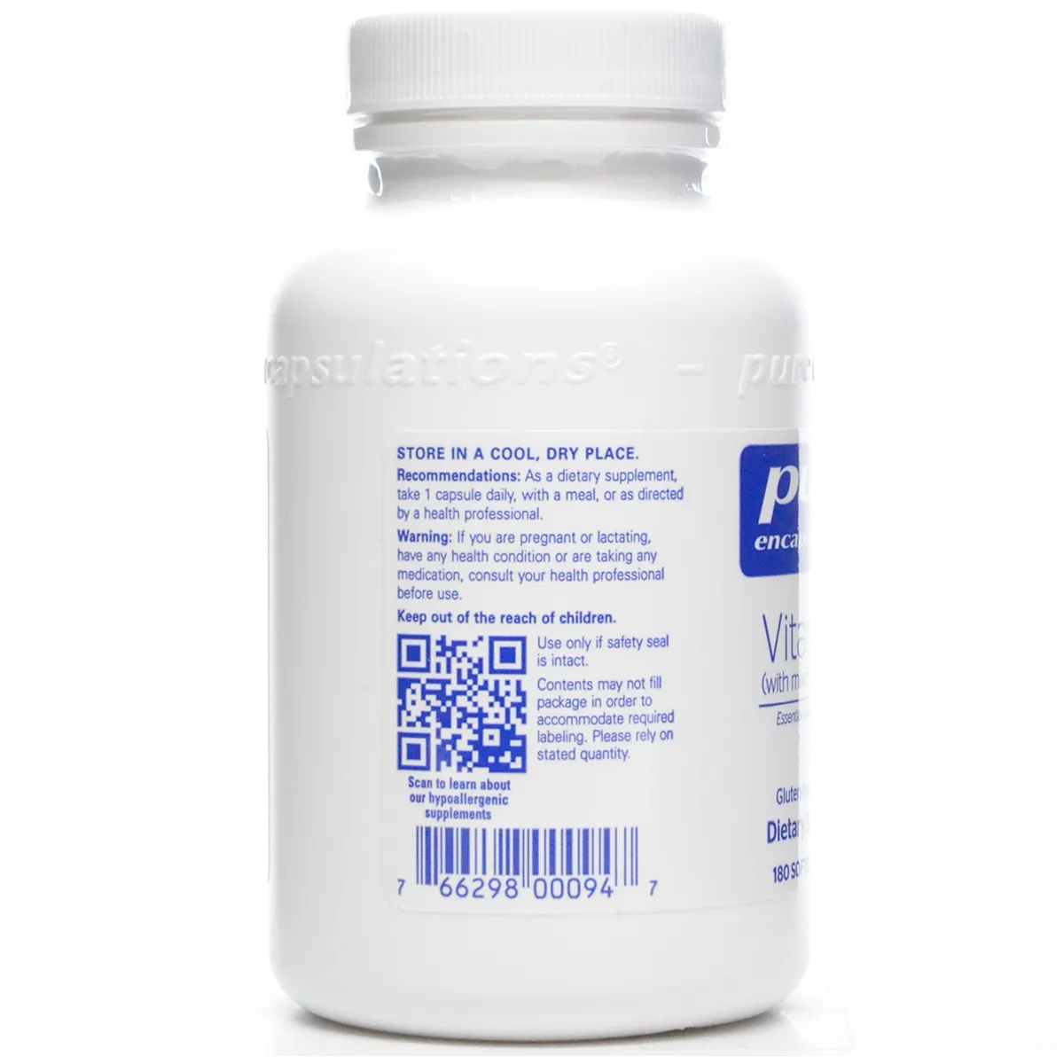 Vitamin E (Natural) 400 IU by Pure Encapsulations