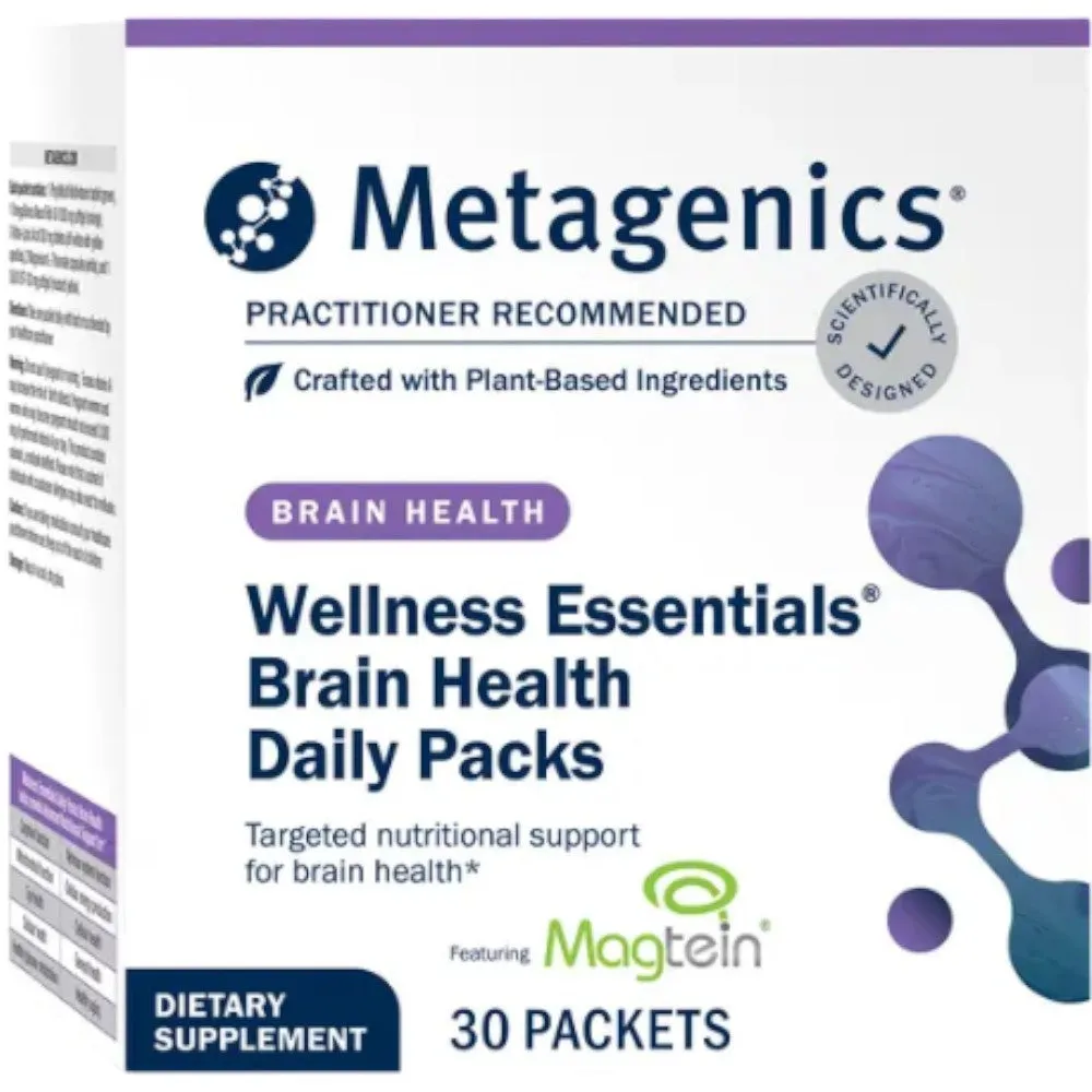 Wellness Essentials Brain Health Daily Packs 30 Packets by Metagenics
