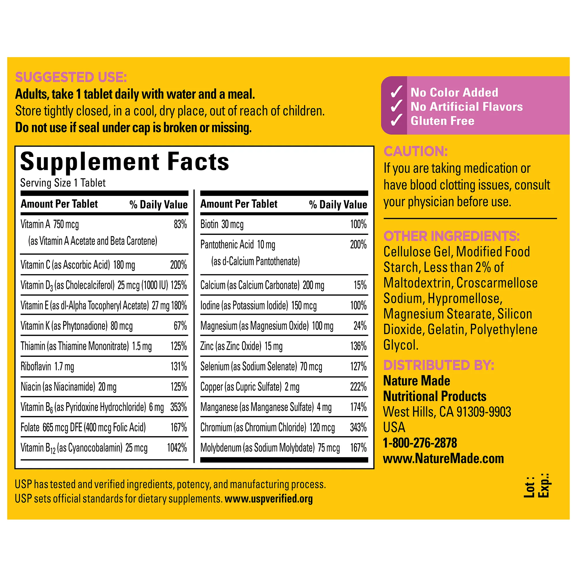 Women's Multivitamin 50  Tablets
