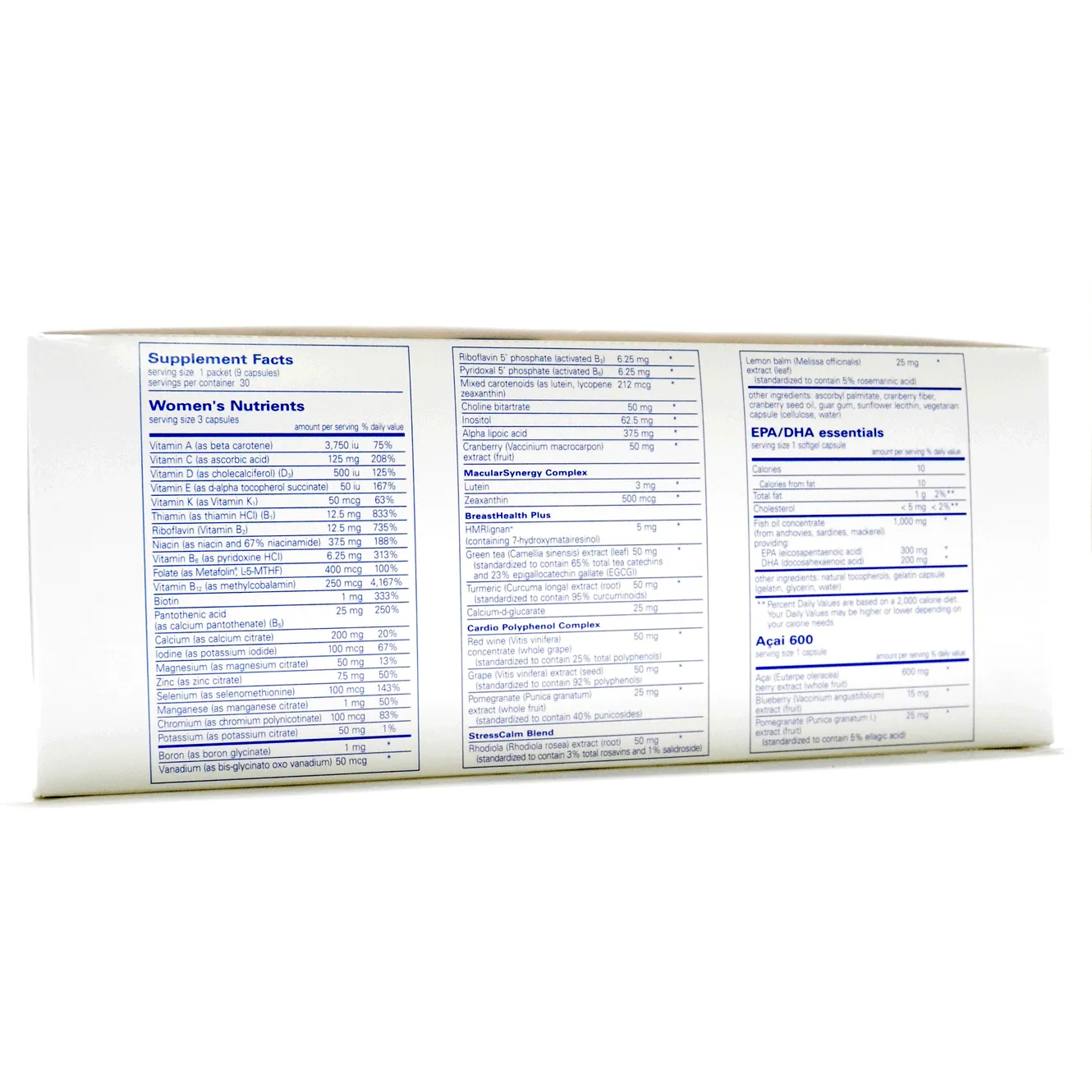 Women's Pure Pack 30 packets by Pure Encapsulations