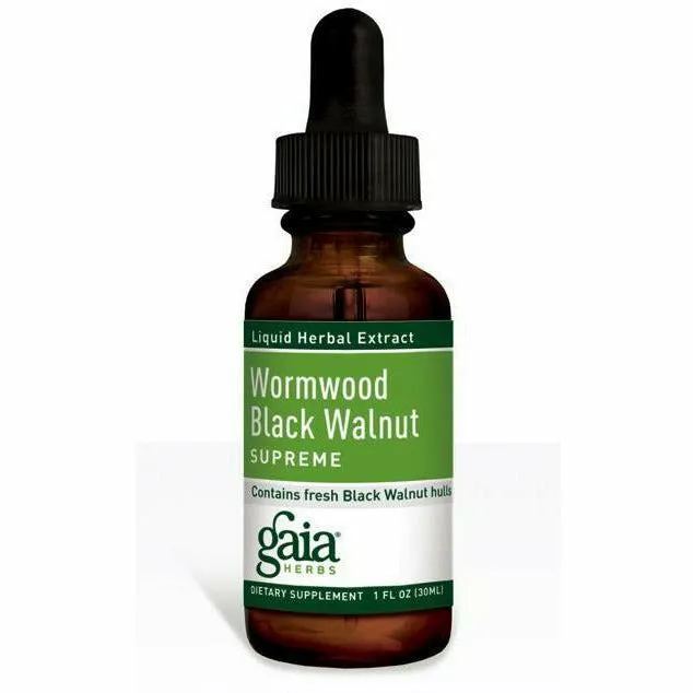 Wormwood Black Walnut Supreme 1 oz by Gaia Herbs