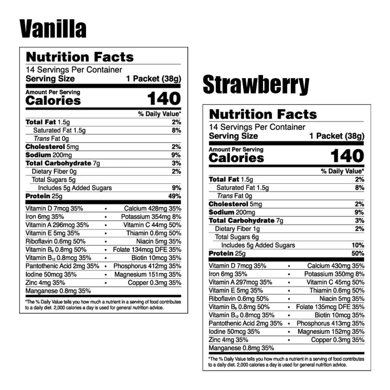 Z-Pro25 | Powdered Protein | Vanilla